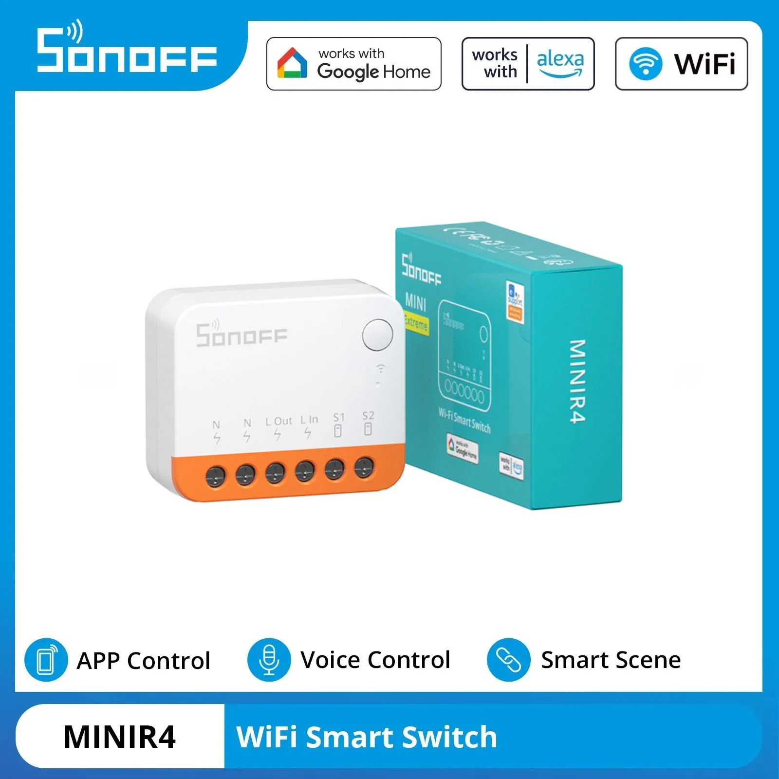 Sonoff Mini R4 - Sonoff Mini R4 Extreme, Controle Bidirecional