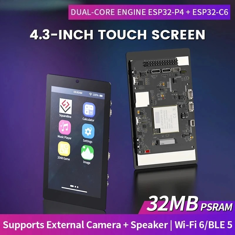 Smart Home Module Iot - Placa de Desenvolvimento ESP32P4 ESP32-C6 com