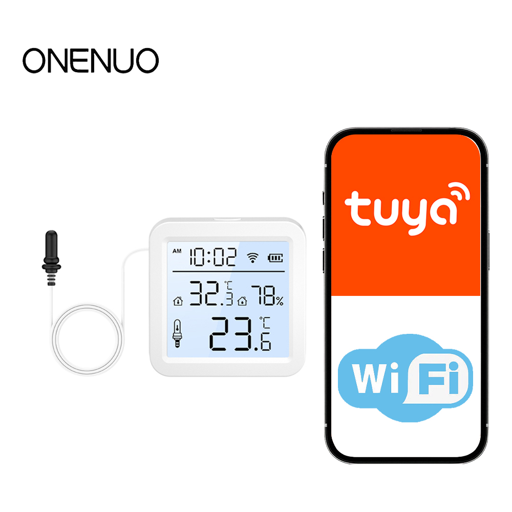 Tuya Smart - Sensor de Umidade e Temperatura WiFi