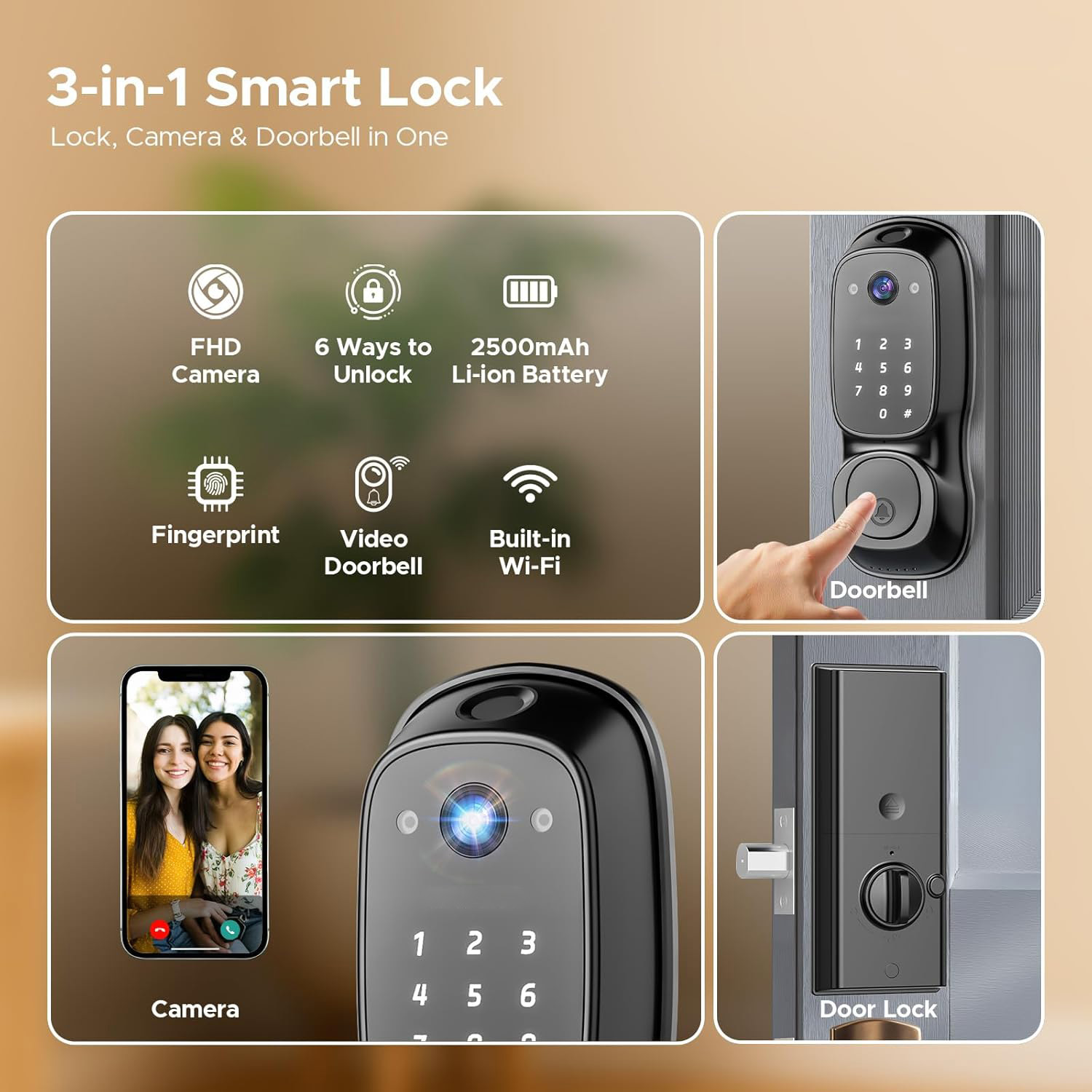 Fechadura de Porta Inteligente - Tuya Smart avaliação e preço