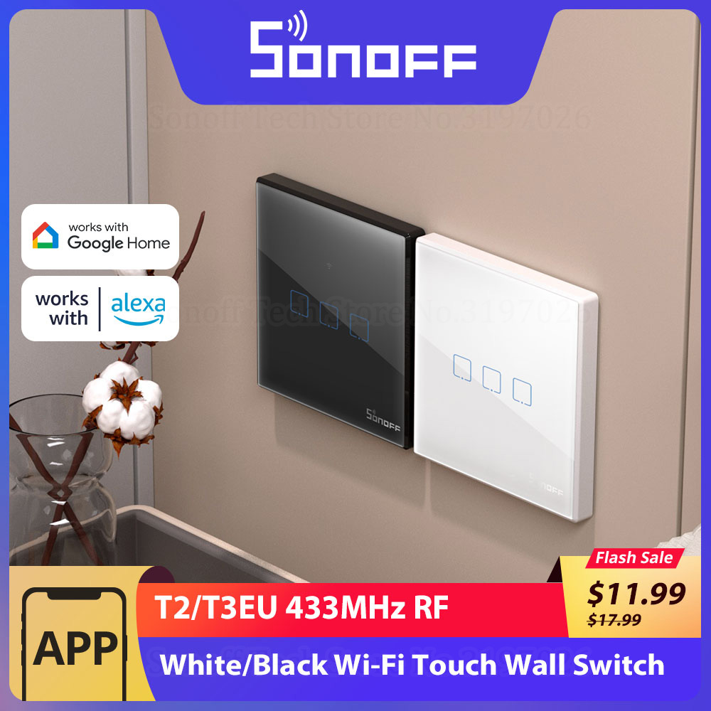 Sonoff t2/t3eu 433mhz rf wifi  - Sonoff Basic avaliação e preço