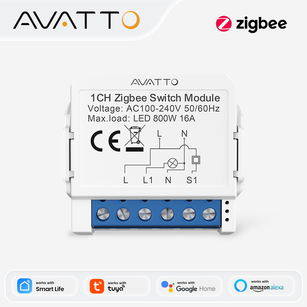 Avatto zigbee tuya 1/2/3/4 gan - Tuya 4 Channel avaliação e preço