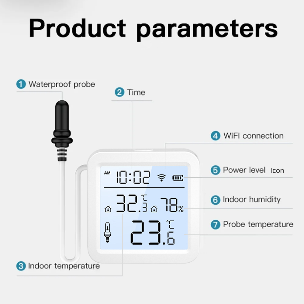 Sensor de Umidade e Temperatur - Tuya Smart avaliação e preço
