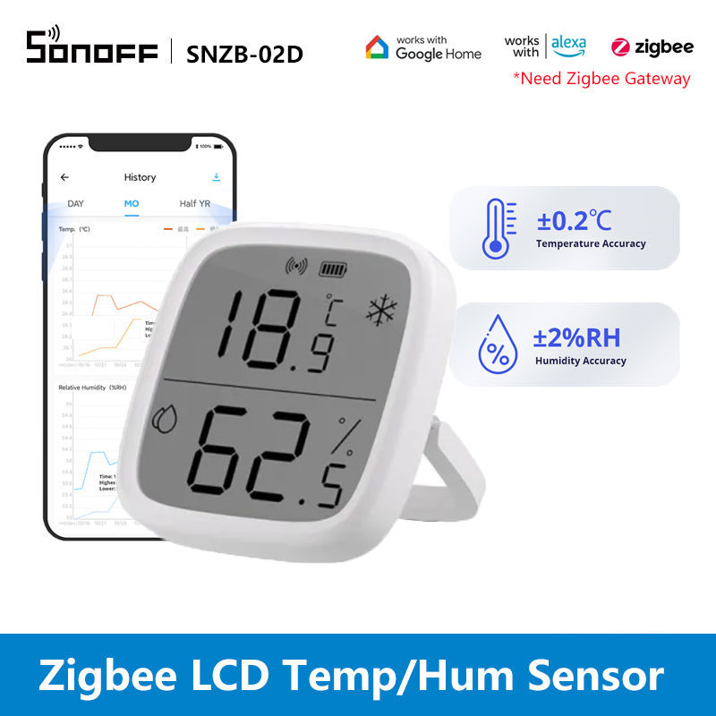 Sensor inteligente de temperat - Sonoff avaliação e preço